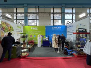 stand d'exhibition de innovex machines et inpak emballage algérie dans la foire de production algérienne FPA 2021