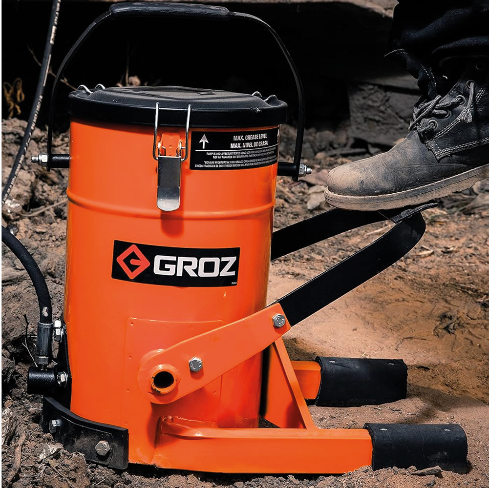 Pompe à graisse manuelle à pédale GROZ PAG M 15M AR 3 Pompe à graisse manuelle à pédale GROZ PAG M 15M AR 3